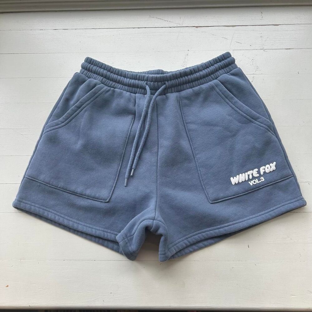 White-fox-boutique Women's Blue Shorts
